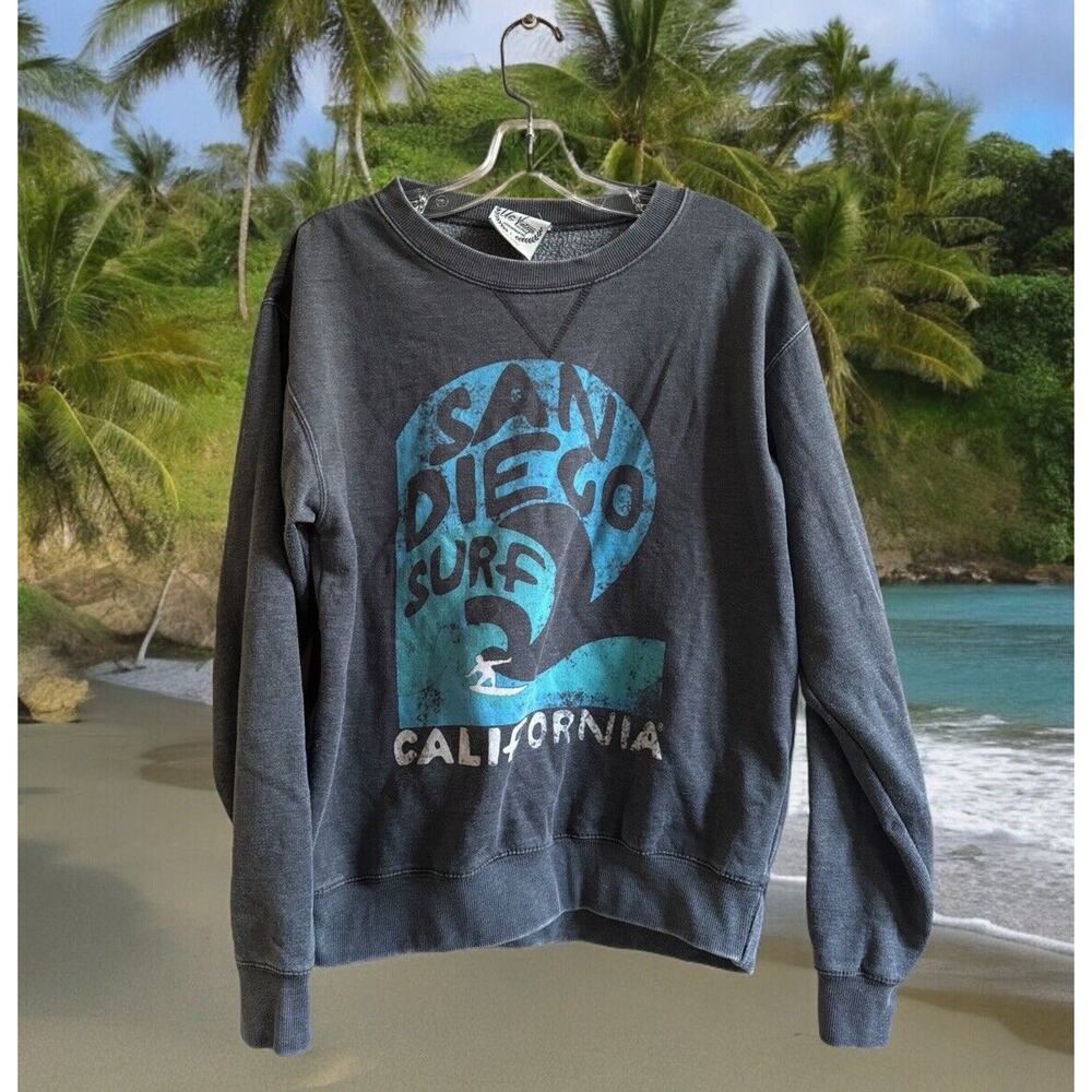 US Vintage San Diego‎ California Crewneck Sweatshirt Beach Women's  size L